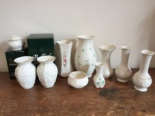 Collection belleek vases for sale  KILMARNOCK