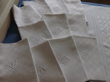Serviettes table mono d'occasion  Saint-Caprais-de-Bordeaux