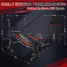 Workout bench foldable for sale  Hampstead