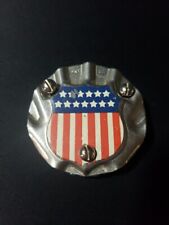 ANTIGO Suporte de Bandeira de Licença Segunda Guerra Mundial Placa Topper Vintage Chevy Ford Hot Rod  comprar usado  Enviando para Brazil