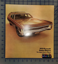 1970 Plymouth Brochura Station Wagon Original comprar usado  Enviando para Brazil