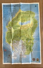 Grand Theft Auto V GTA 5 MAP LOS SANTOS BLAINE COUNTY XBOX ONE 360 PS4 PC comprar usado  Enviando para Brazil
