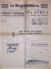 Repubblica giugno 1948 usato  Roma