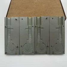 2 moldes de injeção para fabricação de iscas de plástico iscas de pesca iscas para minhoca de robalo 3,5” comprar usado  Enviando para Brazil