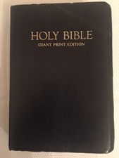 HOLY BIBLE, Giant Print, King James Version, Red Letter, Nelson, free shipping comprar usado  Enviando para Brazil
