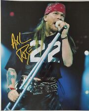 Foto autografada assinada por AXL ROSE 8x10 comprar usado  Enviando para Brazil