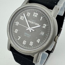 Usado, Vintage Timex Expedition Indiglo Relógio de Quartzo Masculino 50m Prata Militar Nova Bateria comprar usado  Enviando para Brazil
