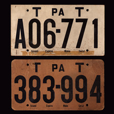Two pennsylvania cardboard for sale  Watkins