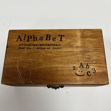 Retro wooden alphabet for sale  LONDON
