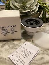 Usado, Encaixe de drenagem de polímero Elkay com cesta removível LKQS35BK preto novo na caixa comprar usado  Enviando para Brazil