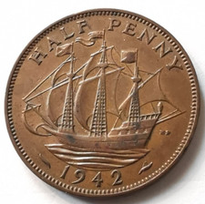 Großbritannien half penny gebraucht kaufen  Berlin