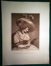 Stampa antica giovane usato  Lecco