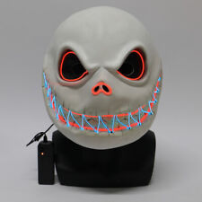 Halloween Jack Skellington Caveira Luminoso Máscara Nightmare Before Christmas Máscara, usado comprar usado  Enviando para Brazil