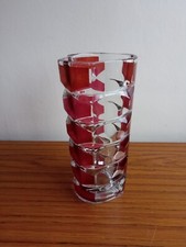 Vase french cranberry for sale  YORK