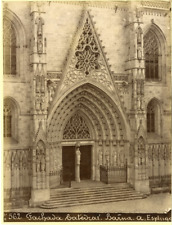 Espagne, Toledo, Catedral, Fachada Vintage albumen print.  Tirage albuminé   comprar usado  Enviando para Brazil