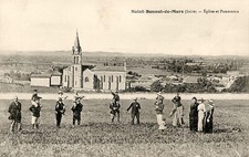 Cpa bonnet mure d'occasion  Saint-Alban-Leysse