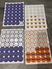 Halloween stickers for sale  HORLEY