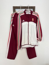 Usado, Conjunto de calça jaqueta de futebol vintage Adidas Hungria tamanho nacional GG comprar usado  Enviando para Brazil