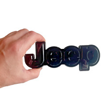 Emblema traseiro Jeep preto brilhante logotipo emblema para Cherokee 2014-2018 comprar usado  Enviando para Brazil