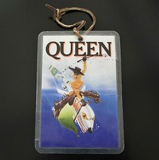 Usado, Queen 1981 South America Tour Original Band Luggage Equipment Tag Laminate Pass comprar usado  Enviando para Brazil