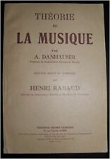 Théorie musique danhauser d'occasion  France