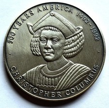 Versilberte medaille 1992 gebraucht kaufen  Schopp
