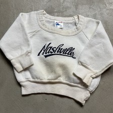 Moletom Raglan Vintage Nashville Tennessee Bebê 12 Meses Anos 70 Anos 80 Lembrança, usado comprar usado  Enviando para Brazil