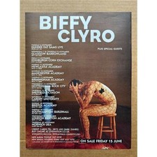 Biffy clyro november for sale  CHESTERFIELD