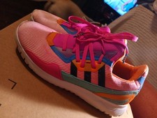Tênis Adidas Feminino 6 Originals Flex Rosa Brilhante Laranja  comprar usado  Enviando para Brazil