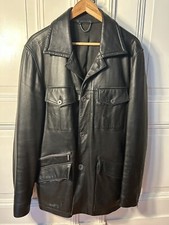Versace lederjacke mantel gebraucht kaufen  Berlin