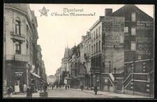 Old postcard charleroi d'occasion  Expédié en Belgium
