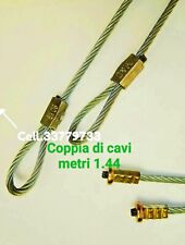 Coppia cavi acciaio usato  Roma
