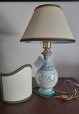 Lampada ceramica maiolica usato  Roma
