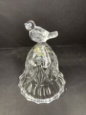 Campana Forever Favors de Crystal Clear "Song Bird" 4" 24% cristal de plomo segunda mano  Embacar hacia Argentina