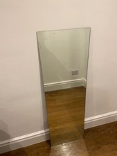 Frameless glass mirror for sale  IPSWICH