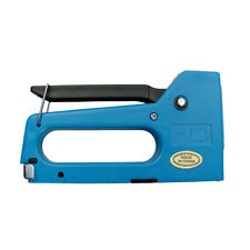 Usado, Pistola de grampeador manual TUV GS azul azul ferramenta faça você mesmo (para grampos de 0,7 mm) comprar usado  Enviando para Brazil