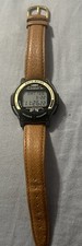 Usado, Casio Data Bank DB-34H módulo 1600 Telememo 30 relógio de quartzo vintage pulseira de pele de porco comprar usado  Enviando para Brazil