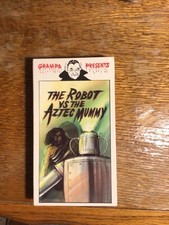 Grampa Presents Robot Vs. The Aztec Mummy VHS Tape BLACK/WHITE Movie comprar usado  Enviando para Brazil