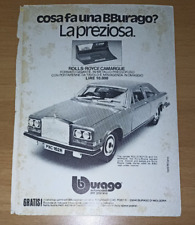 Bburago rolls royce usato  Torino