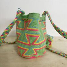Autêntica bolsa tiracolo Wayuu Colômbia rara colorida comprar usado  Enviando para Brazil