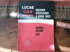 Lucas spare parts for sale  NOTTINGHAM
