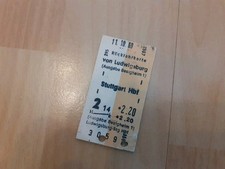 Pappfahrkarte ludwigsburg stut gebraucht kaufen  Braunschweig