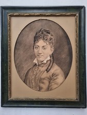 Zeichnung gemälde portait gebraucht kaufen  Düsseldorf