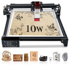 Máquina gravadora a laser saída real 10W para corte de gravação 400x400mm comprar usado  Enviando para Brazil