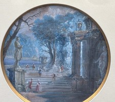 Tableau gouache velin d'occasion  Paris IX
