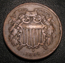 Old coins 1864 for sale  Webster