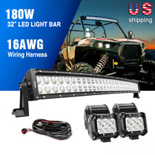 Usado, Barra de luz LED curva Nilight combo ponto inundação para Jeep Truck 4WD off road comprar usado  Enviando para Brazil