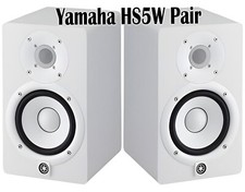 Monitor de estúdio alimentado Yamaha HS5 (branco) HS-5W par de monitores alimentados comprar usado  Enviando para Brazil