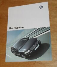Volkswagen phaeton brochure for sale  FAREHAM