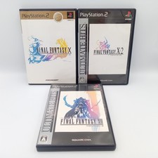 Final Fantasy X X-2 XII Lote 3 PS2 PlayStation 2 Autêntico Japonês CIB Completo comprar usado  Enviando para Brazil